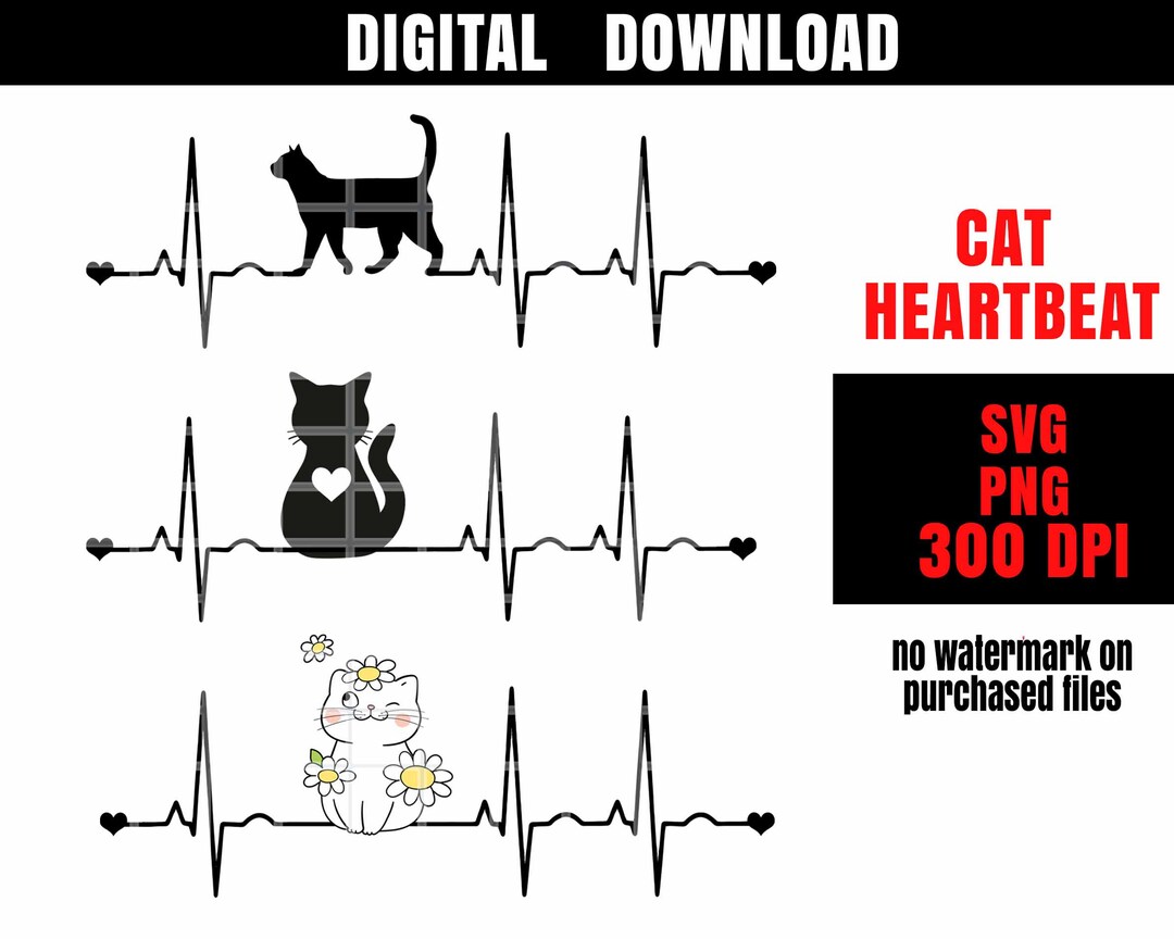 Katze Herzschlag Tank Top - EKG Design Für Echte Katzenliebhaber