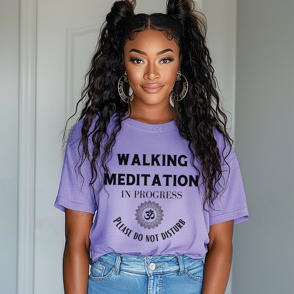 T-Shirt Walking Meditation Tee Dr Joe Dispenza Inspired Walking Meditator Shirt Gift for Her Introspective tshirt Gift for Him