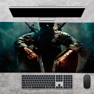 EUREKA ERGONOMIC & Call of Duty Modern Warfare Captain Price Gaming Mouse  Pad, Extended XXL Large Black Home Office Computer Desk Accessories  Keyboard