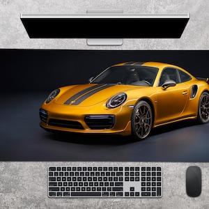Gaming Mouse Pad Porsche Art Car Lover Gift Gaming Large Mousepad Gaming Desk Pad Anime Gaming Desk Mat Gamer Mousepad Gamer Boyfriend Gift