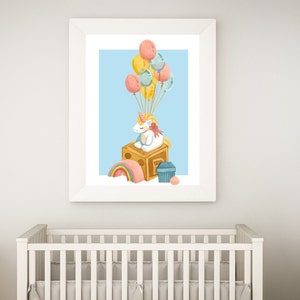 Unicorn Room Set of 2 Nursery Art Prints, Girl unicorn Nursery Wall Art, Nursery Decor,Baby Room Ideas,girl wall art, girl print