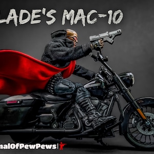 MAC-10 de Blade - Jouet imprimé en résine à l&#39;échelle de 6 po.