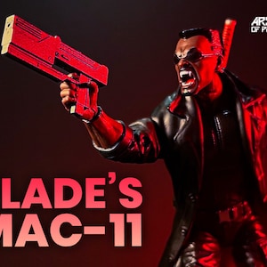 MAC-11 de Blade: juguete impreso en resina a escala de 6&quot;
