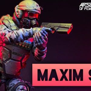 MAXIM 9 [Set von x2] Actionfigur Zubehör - Waage 6 ”1/12 3D Harz gedrucktes Upgrade