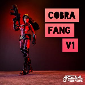 FANG V1 [Black] GI Joe Classified - 6” Scale Resin Printed Toy