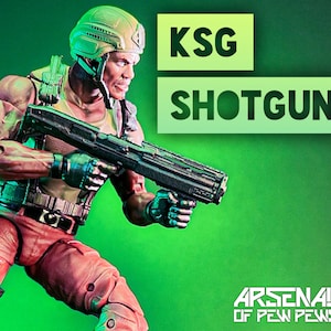 KSG V1 - Waage 6” 1/12 & 7” 1/10 3D Resin Gedrucktes Spielzeug