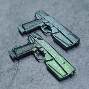 MAXIM 9 GRÜN [Set von x2] Actionfigur Zubehör - Waage 6 ”1/12 3D Harz gedrucktes Upgrade