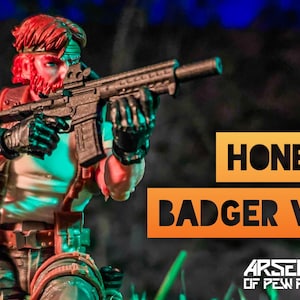 Honig Dachs V2 Actionfigur Zubehör - Waage 6 ”1/12 3D Harz gedrucktes Spielzeug