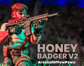 Honig Dachs V2 Actionfigur Zubehör - Waage 6 ”1/12 3D Harz gedrucktes Spielzeug