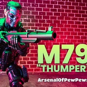 M79 Grenade Launcher "Thumper" - Scales 6” 1/12 3D Resin Printed Action Figure Accessory
