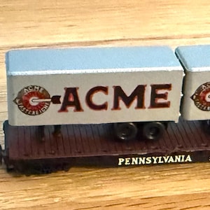 Model Train- Atlas 2351, ACME Pennsylvania, Piggy Back Car