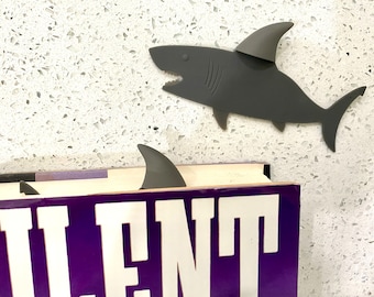 Shark- JAWS- shaped Bookmark - 3D Bookmark - Shark lover -  Fun gift For Book Lovers!