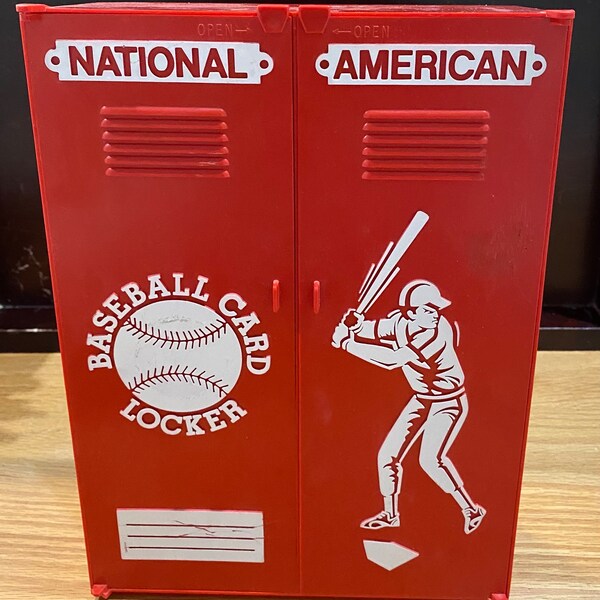Baseball Card Locker Etsy