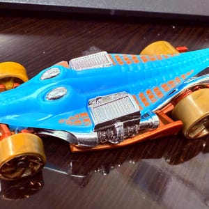 Hot Wheels - Croc Rod #160 - Mattel Inc. - Blue