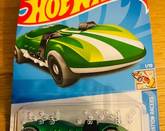 Hot Wheels- Braille Racer - Twin Mill -Green- 1/10- Celebration Racers