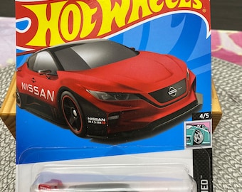 Hot Wheels, NIB Red Nissan Leaf Nismo RC_02 Hot Wheels-  Mattel Cars