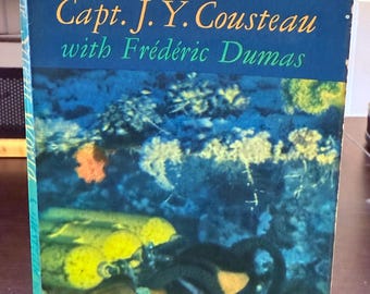 Vintage 1965 The Silent World Book: Cousteau SCUBA Diving Exploration