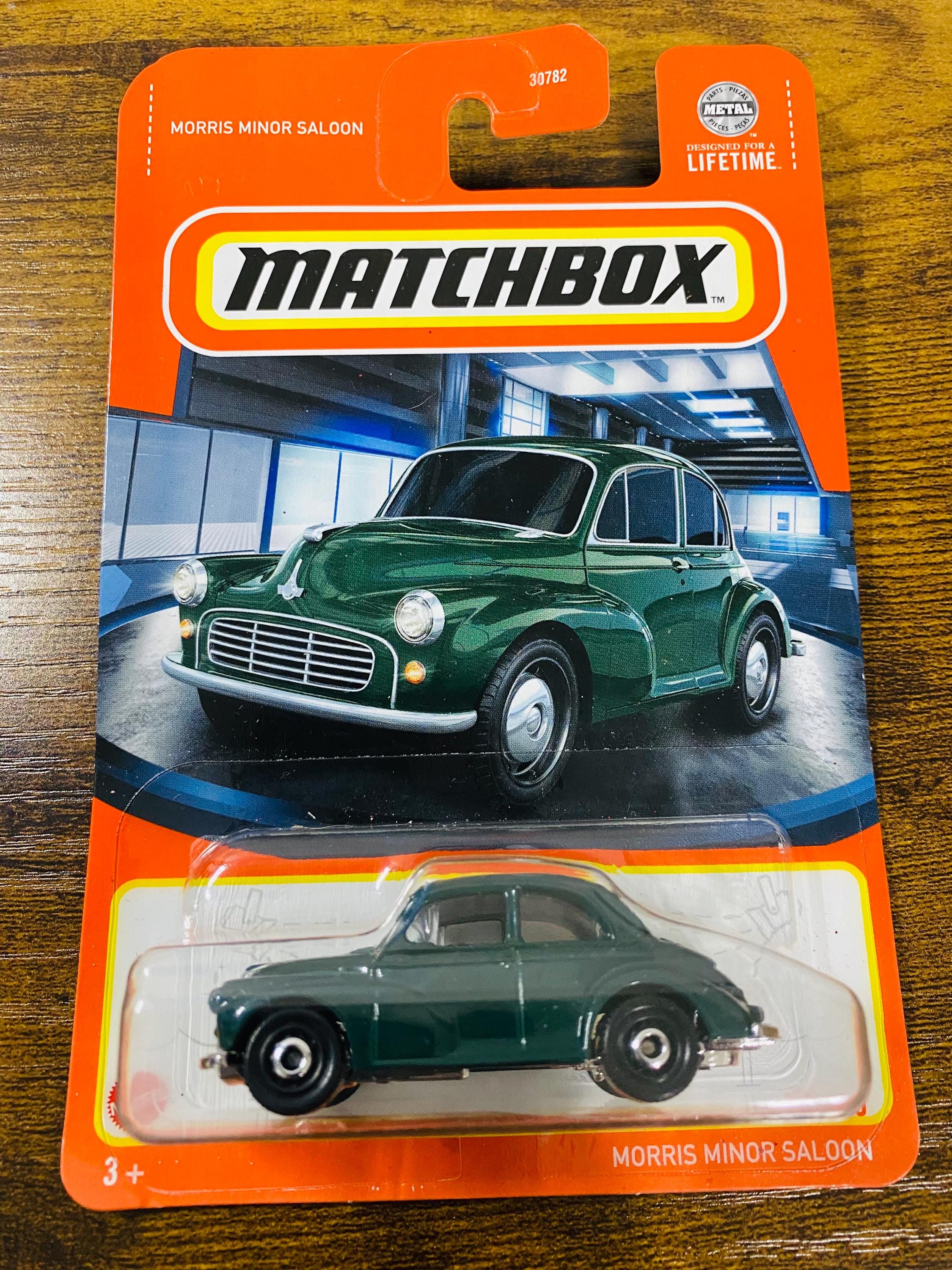 Matchbox -morris Minor Saloon-1/64 Diecast Car- Green 57/100 - Etsy