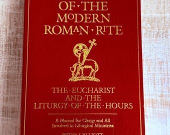 Religiewetenschap, ceremonies van de moderne Romeinse ritus, eerste editie, 1995