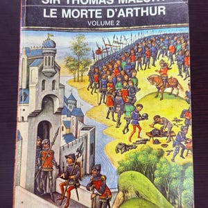 Vintage 1969 Le Morte d’Arthur Vol. 2 by Sir Thomas Malory – Penguin English Library Paperback