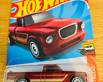 Hot Wheels - 1963 Studebaker Champ - Classic Pickup Truck Hot Rod- 155/250- Red 9/10