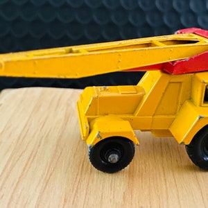 Matchbox- Lesney - Taylor Jumbo Crane -Yellow -Diecast No. 11, 1960’s , Made in England
