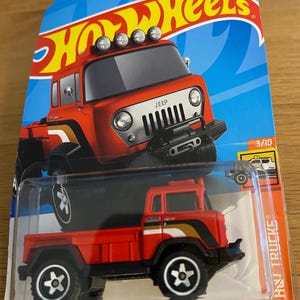 Hot Wheels &#39;57 Jeep FC- HW Hot Trucks - Rot 68/250