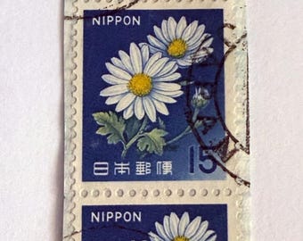 ヴィンテージ日本花柄切手：植物柄切手20枚セット - Etsy 日本