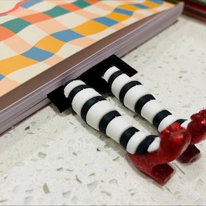 Wicked Witch - Wizard of Oz Bookmark- 3D red shoes- Great Gift idea!! ( 4 versions to choose from)