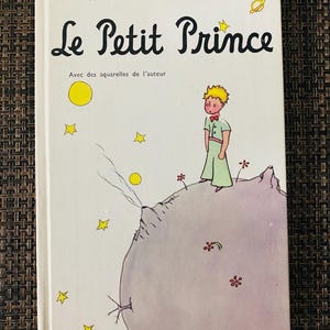 Mały Książę, 1970, Książka francuska, Le Petit Prince, Antoine de Saint-Exupéry,