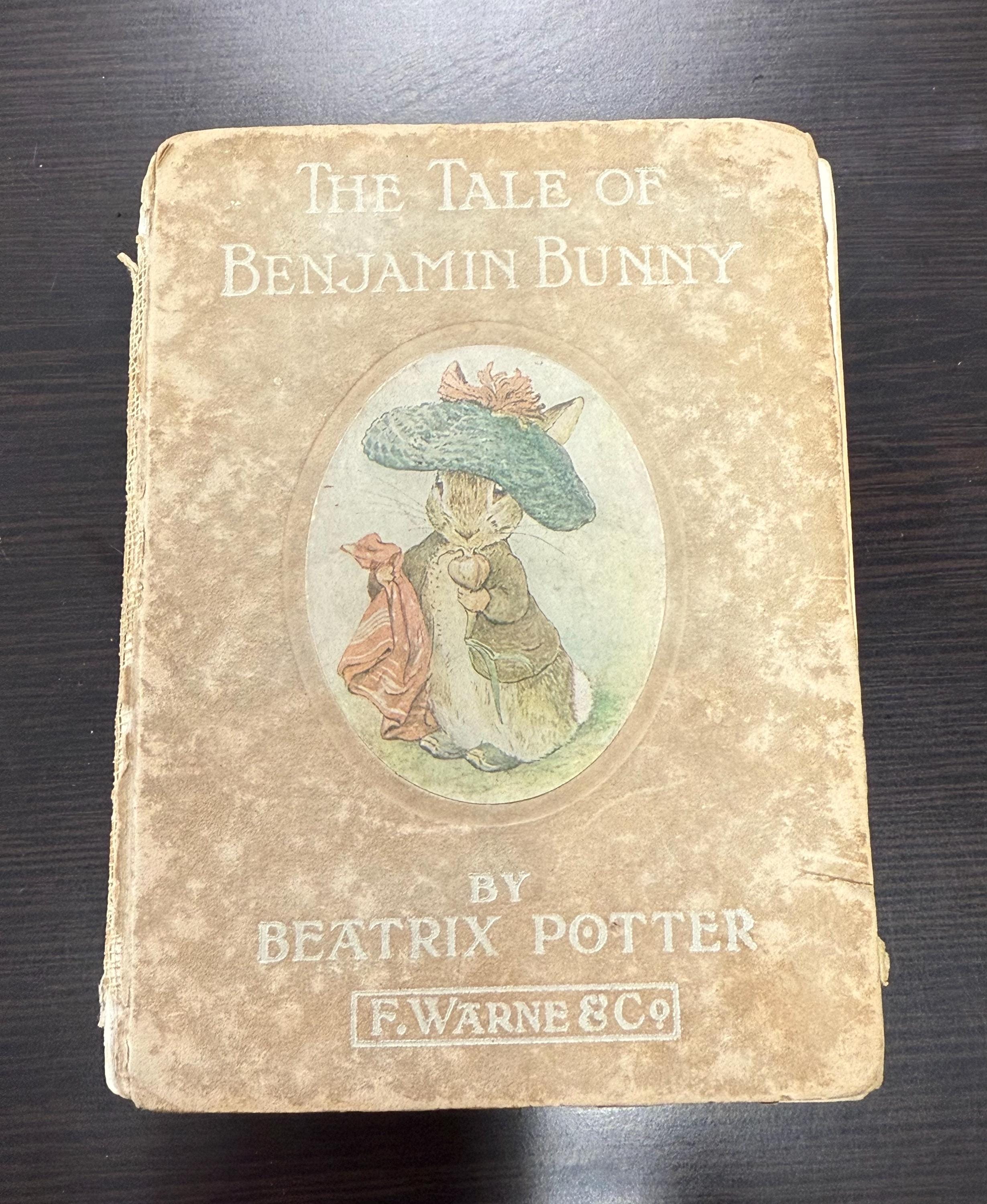 Beatrix Potter's Tale of Benjamin Bunny - 1904 First Edition