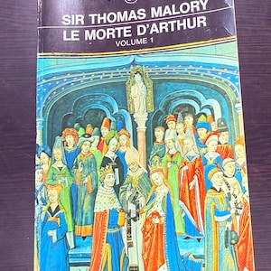 Vintage 1973 Le Morte d’Arthur Vol. 1 by Sir Thomas Malory – Penguin English Library Paperback