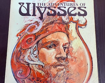 Rare 1969 Adventures of Ulysses: Vintage Illustrated Mythology Paperback