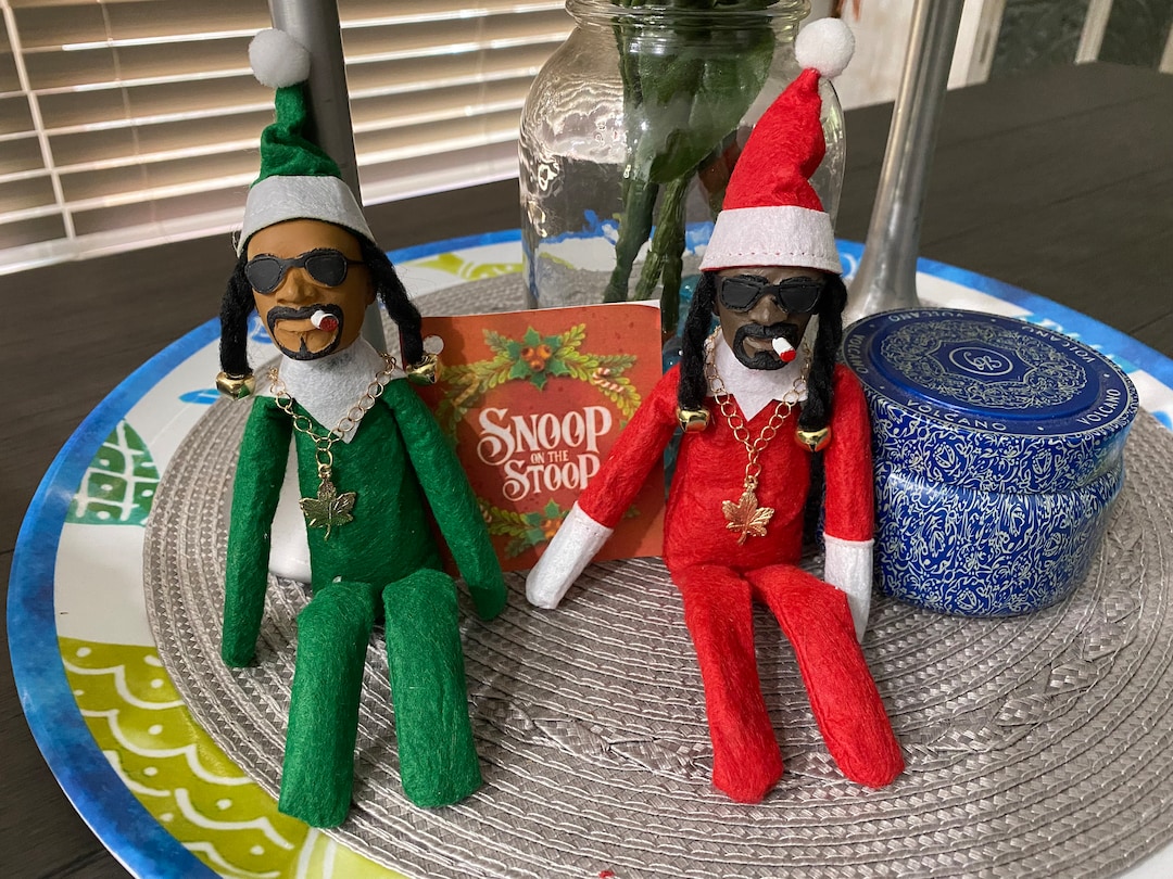 Snoop on a Stoop Hip Hop Lovers Elf on Shelf - Etsy