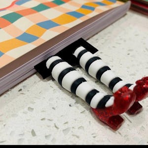 Wicked Witch - Wizard of Oz Bookmark- 3D red shoes- Great Gift idea!! ( 4 versions to choose from)
