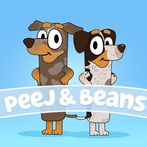 Blueyfy your pup(s)! (Hi-Res Image INSTANT DIGITAL DOWNLOAD)