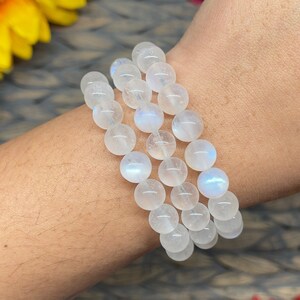 High Quality Moonstone Bracelet Moonstone Jewelry Moonstone Crystal Bracelet BB23
