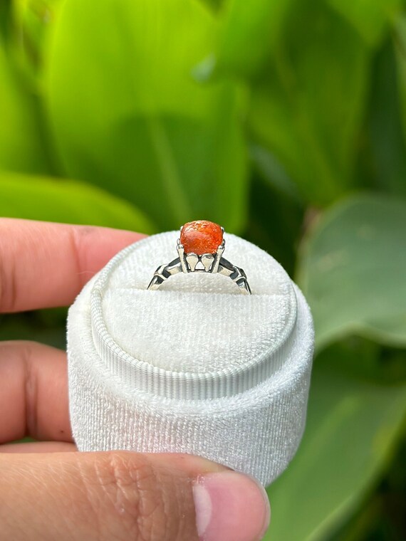 Sunstone Ring High Quality Sunstone Ring Orange J… - image 6