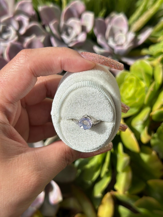 Lavender Moon Quartz Ring ADJUSTABLE Ring LMQ Rin… - image 6
