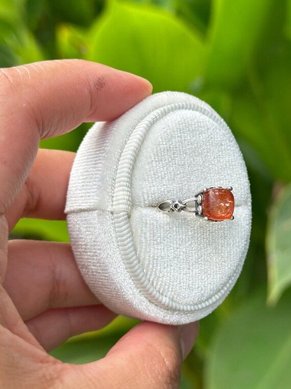 Sunstone Ring High Quality Sunstone Ring Orange J… - image 5