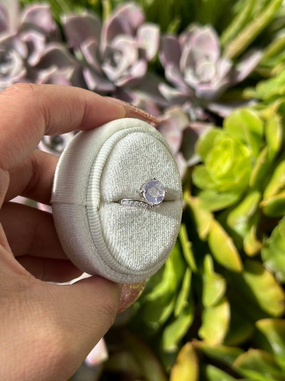 Lavender Moon Quartz Ring ADJUSTABLE Ring LMQ Rin… - image 5