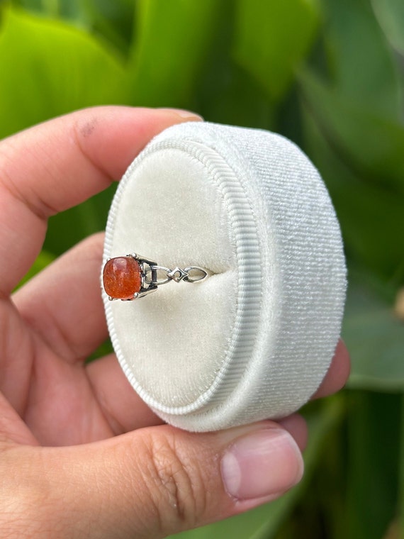 Sunstone Ring High Quality Sunstone Ring Orange J… - image 3