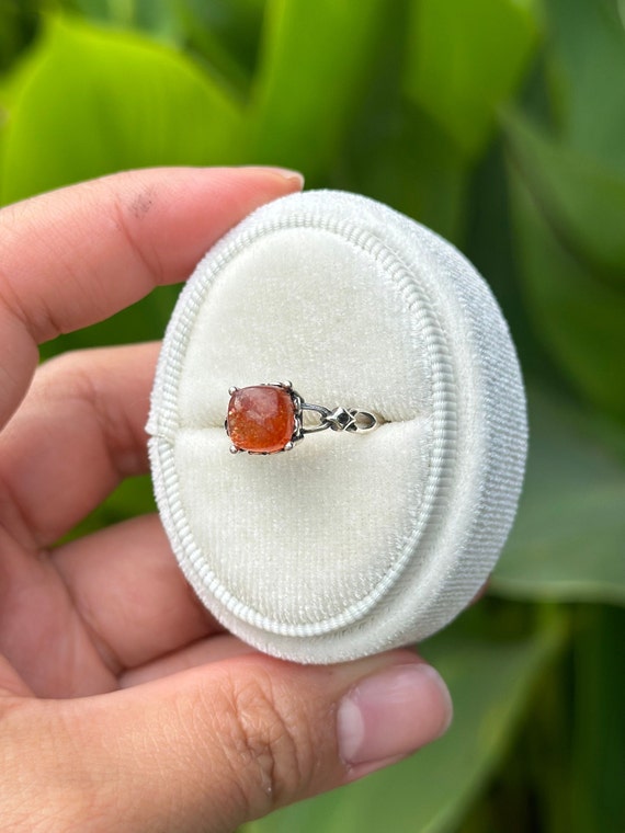 Sunstone Ring High Quality Sunstone Ring Orange J… - image 2