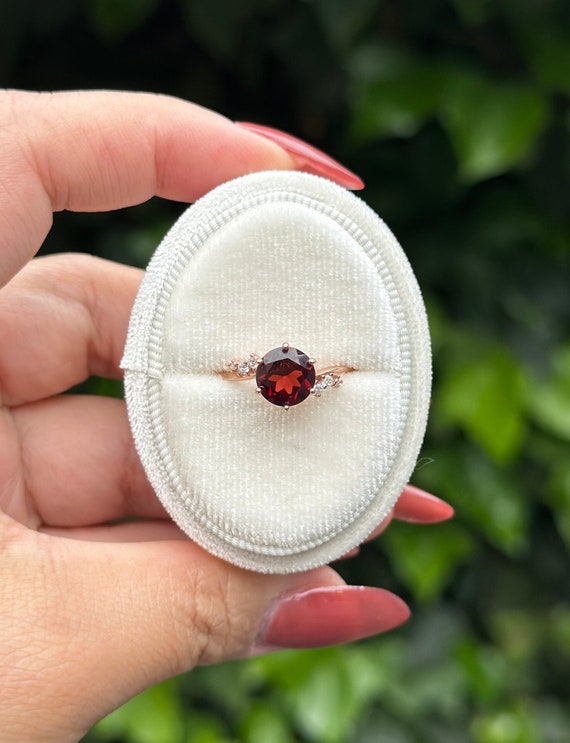 HIGH QUALITY GarneT Ring Garnet Red Garnet Ring Ge