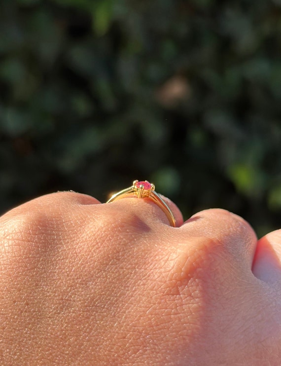 Pink Tourmaline Ring ADJUSTABLE Pink Tourmaline R… - image 7