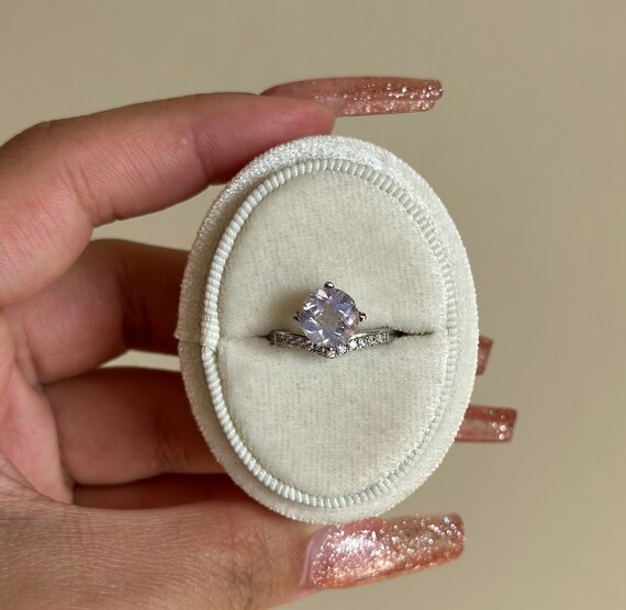 Lavender Moon Quartz Ring ADJUSTABLE Ring LMQ Rin… - image 8