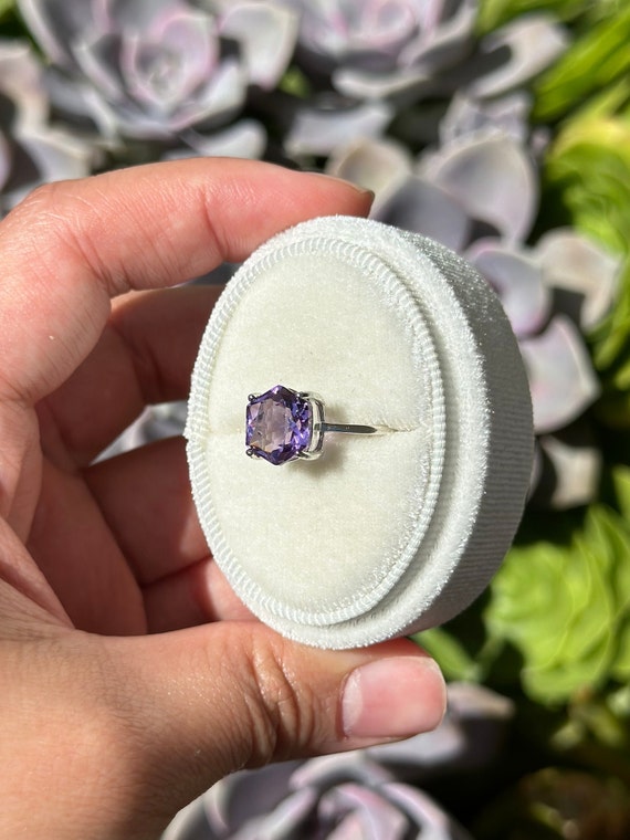 Amethyst Ring HIGH QUALITY Amethyst Ring Amethyst… - image 4