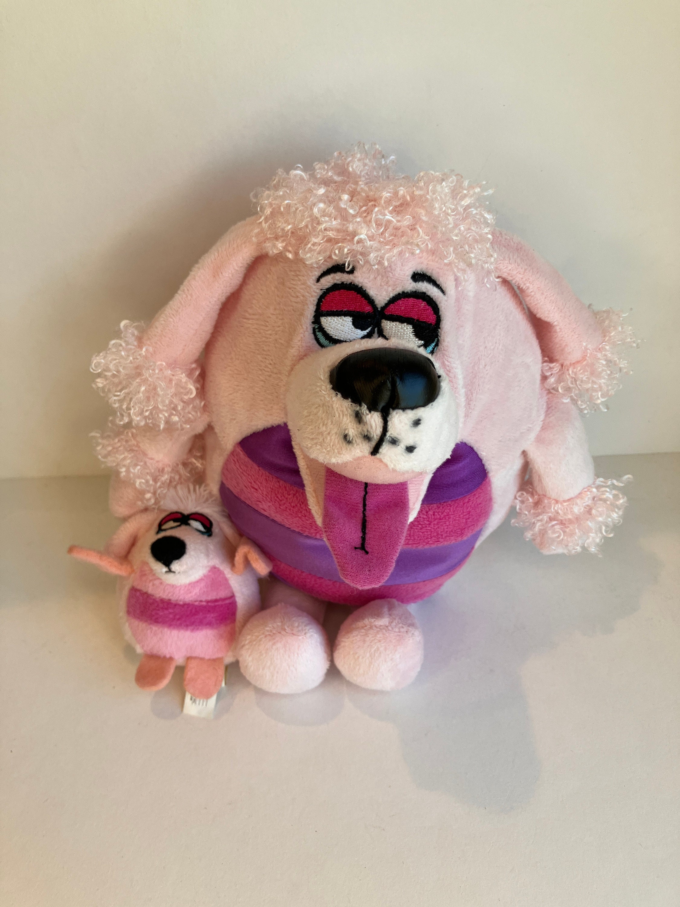 Kookoo Kennel 10” Barking Plush With Mini Puppy Dog - Pink Poodle