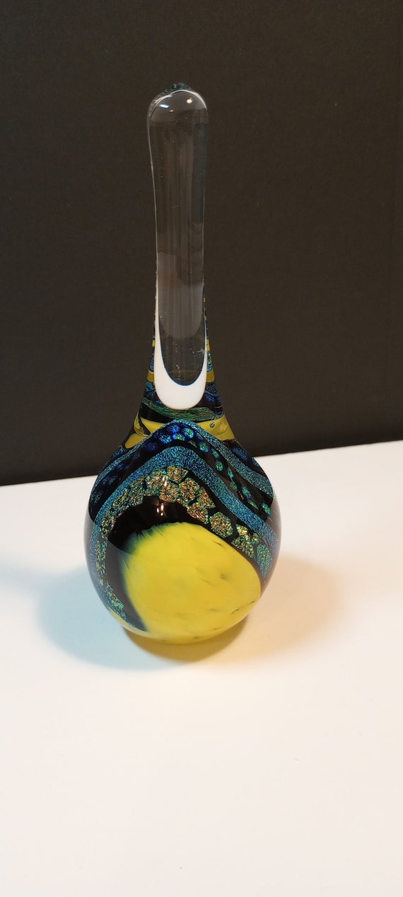 Robbin's Ranch Handblown Glass, Teardrop Shaped Ri