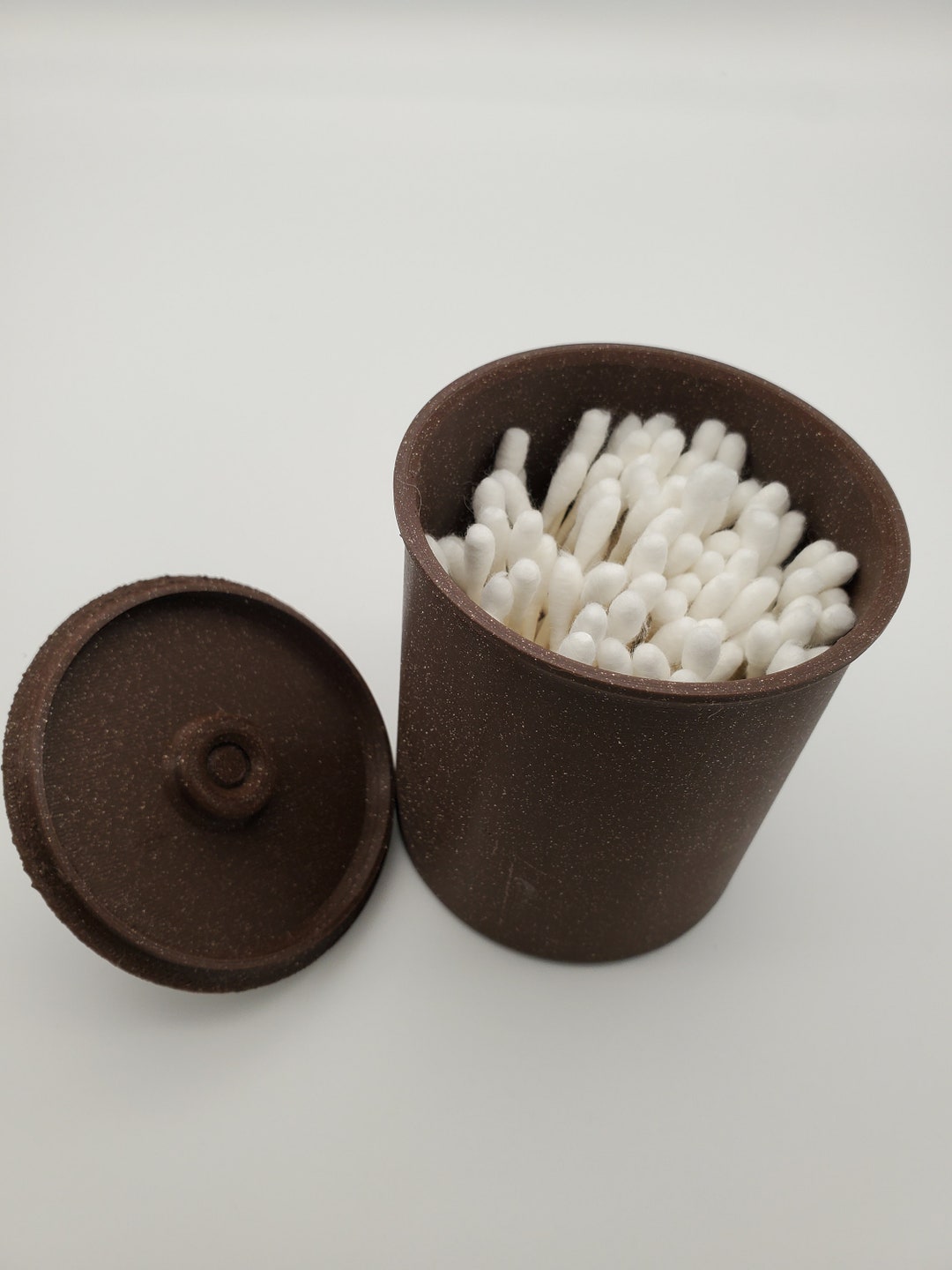 Qtip Container for the Bathroom Makeup Organizer Qtip Vase Etsy